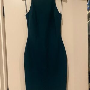 Elizabeth and James Deep Teal Midi Dress
